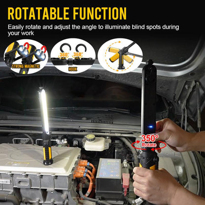 PowerBeam 2400 Pro Rechargeable LED Work Light with Magnetic Base